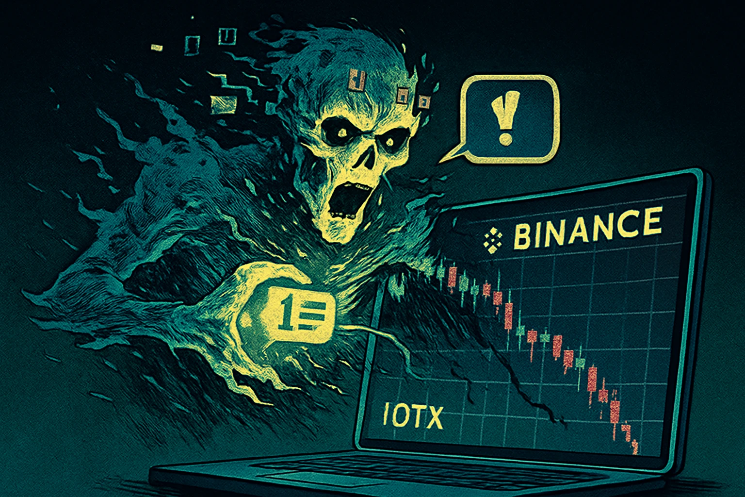 É relatado na Internet que o flash spot da Binance IOTX caiu para 