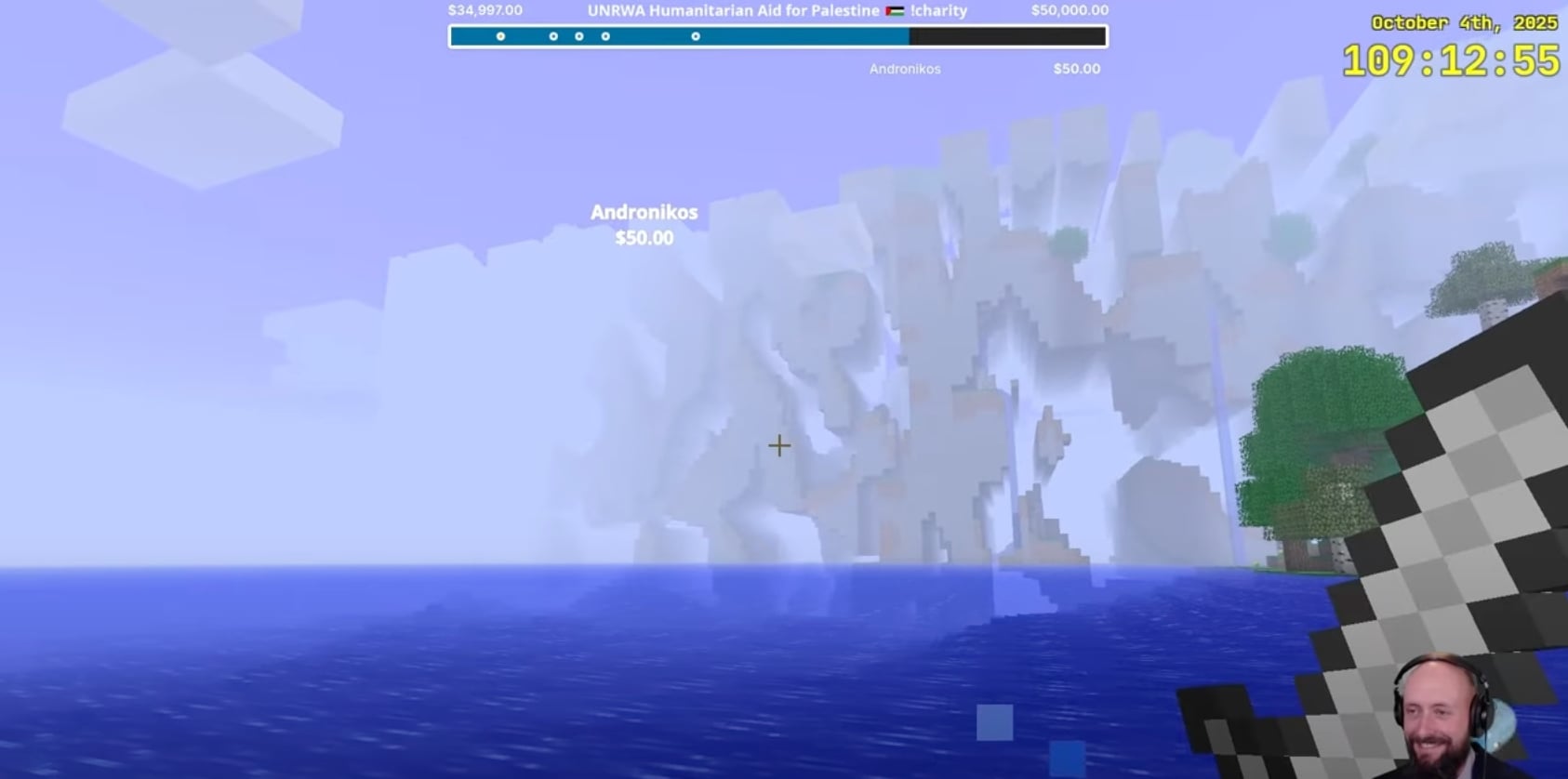 Minecraft ストリーマーは、テレポートに頼らない壮大な慈善旅行である「Far Lands」まで 14 年をかけて歩きました